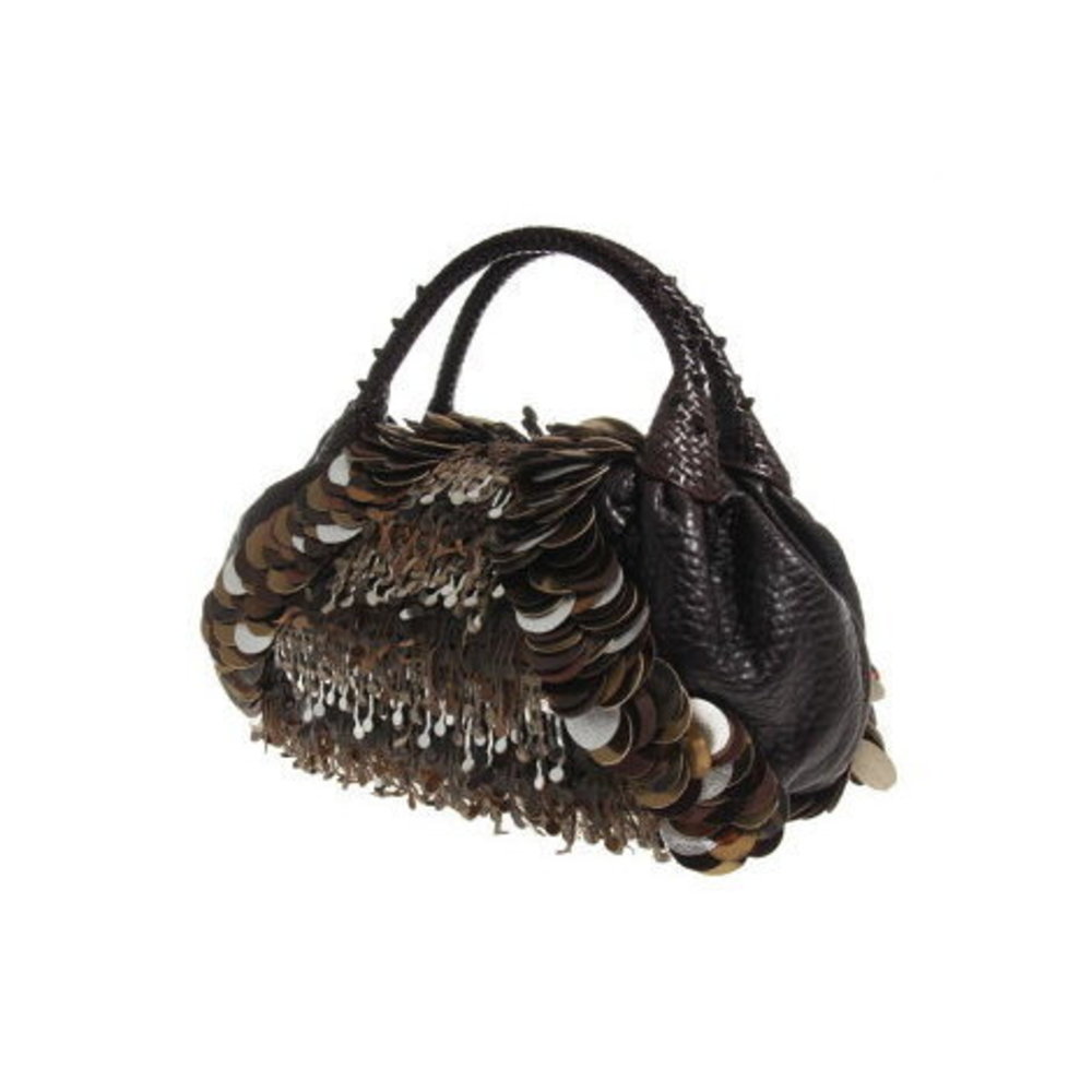 Fendi Spy Bag Leather Brown Patchwork - image 2